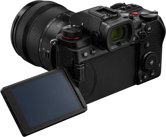 Lumix S5 Full Frame Point Shoot Digital Camera 8mm F3.5-5.6 Lens 5-Axis I.S. Fixed Focus Screen Size <2" Rechargeable Battery SD