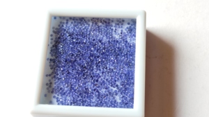 หิน Tanzanite เจียระไนทรงกลมเกรดสูง3มม. หินอัญมณีทรงกลมเจียระไนแบบธรรมชาติสำหรับทำเครื่องประดับเจียระไนอย่างยอดเยี่ยม - Product Image 2