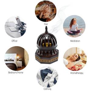 Quemador de Incienso de Resina y Madera Hecho a Mano al por Mayor para Ramadán y Eid a Precio Económico - Product Image 6