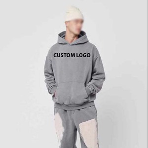 เสื้อฮู้ดดี้ผ้าฝ้าย 100% เนื้อหนา แบบสวมหัว แห้งเร็ว ระบายอากาศได้ดี - Product Image 3