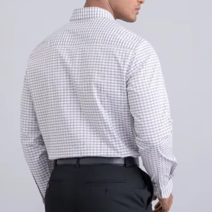 Camisa a rayas de vestir formal de negocios para hombre de alta calidad personalizada para hombre talla multicolor de Bangladesh - Product Image 3