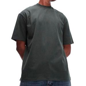 เสื้อยืดคอกลมผ้าฝ้ายทรงบ็อกซี่ฟิตเนสไซส์ใหญ่พิเศษสไตล์สตรีทเสื้อเชิ๊ตตัวหนาแบบออกแบบได้เองสำหรับผู้ชายตรงจากโรงงาน - Product Image 2