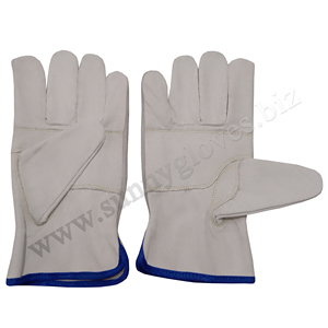 Cheap Goatskin Leather Work <b>Gloves</b> Driving Construction Industrial Mining Safety Working <b>Glove</b> for Men - Product Image 2