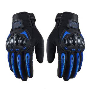 Venta caliente Precio barato Guantes de moto antideslizantes Guantes de moto de protección de cuero genuino para deportes de carreras al aire libre Guantes - Product Image 5