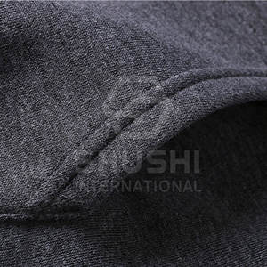 Sweats à capuche d'hiver pour hommes de style décontracté personnalisé-Solide 100% coton écologique et respirant tailles adultes confortables - Product Image 6