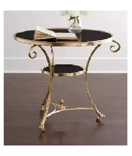 Round Black Side Tables