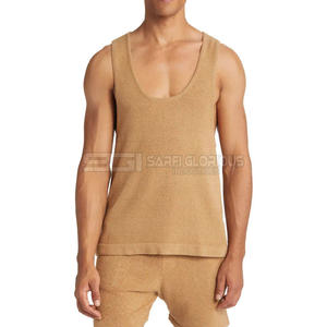 Débardeur de sport pour homme en coton respirant avec logo personnalisé, débardeur de musculation, débardeur sans manches pour l'entraînement physique - Product Image 2