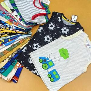 Ropa de bebé de calidad premium, camiseta de verano para niñas y niños, venta al por mayor, ropa excedente de marca, stock de ropa para niños de Bangladesh - Product Image 3