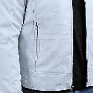 Veste en cuir dernier modèle veste en cuir pour hommes de couleur personnalisée veste d'hiver Streetwear veste en cuir pour hommes - Product Image 4