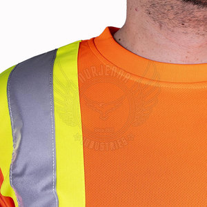 Chemise de travail respirante à manches courtes avec détails réfléchissants pour l'entretien routier et les chantiers extérieurs - Product Image 6