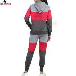 Nuevo chándal de cremallera de ajuste cómodo de etiqueta privada de diferentes colores para mujer a la venta nueva llegada chándal cálido de Invierno para mujer - Product Image 2