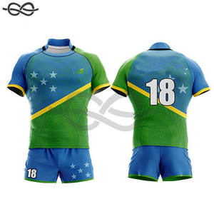 Bajo MOQ Último diseño Uniforme de rugby transpirable Ropa deportiva al aire libre Uniforme de rugby - Product Image 4