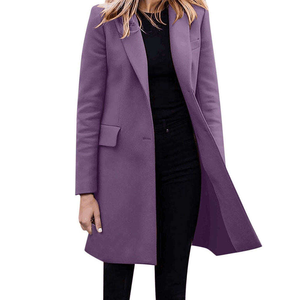 Abrigos de Lana Transpirables para Mujer, Tallas Grandes, Invierno 2024, Ecológicos, Casuales, con Forro de Lana, Colores Personalizados, Cuello de Piel Largo, Pakistán - Product Image 5