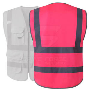 Haute qualité hommes respirant protection vêtements de travail gilet 100% Polyester maille pur réfléchissant prix de gros pour la saison d'hiver - Product Image 2