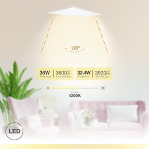 Pannello LED rettangolare da superficie 36W 4200K bianco Kisongo (GSC 203405019) - Product Image 2