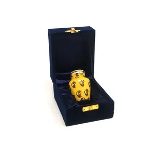 Metal Aluminium Memorial Cremation <b>Keepsakes</b> Yellow Mini <b>Keepsake</b> Urns for Human <b>Pet</b> <b>Ashes</b> Best Price - Product Image 3