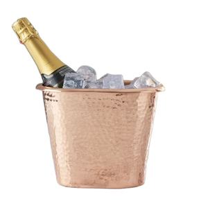 Seau à glace en métal cuivré en acier inoxydable de fête refroidisseur de bière avec logo personnalisé meilleure vente - Product Image 1