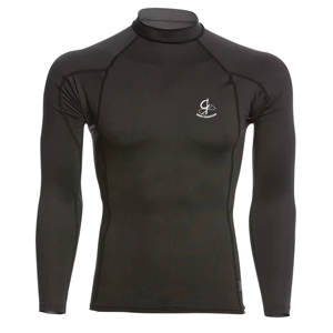 Alta calidad MMA Rash Guard Spandex/Nylon Mezcla de tela Hombres Manga larga Rash Guard Personalizar su propio logotipo de marca - Product Image 1