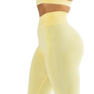 Legging de mujer tejido de punto 51% POLIAMIDA 38% poliéster 11% elastano cónico de alta calidad cintura de mujer sin costuras en Nurak - Product Image 6