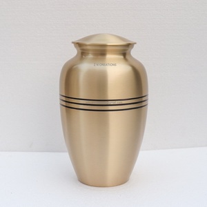 Standard Quality Urns Modern Style Aluminum <b>Keepsake</b> Cremation Urns <b>for</b> Human <b>Ashes</b> at Wholesale Price From India - Product Image 2