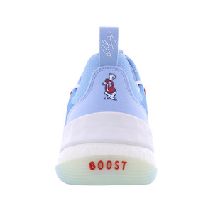 Adidas Trae Young 1รองเท้า unisex สี: Bahia สีฟ้าอ่อน/สีแดงสดใส/สีเมฆขาว100% ของแท้ - Product Image 4