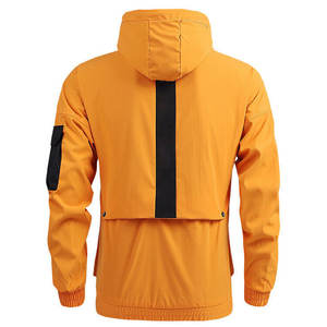 Chaqueta cortavientos de lona ligera para hombre de calidad superior con colores contrastantes último estilo para la temporada de invierno - Product Image 2