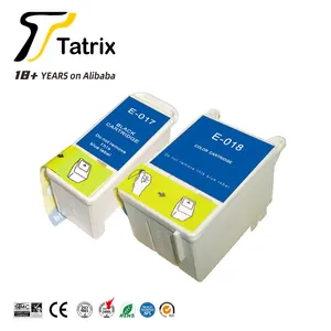 Tatrix T017 T018 Color Compatible Printer Ink Cartridge for Epson 1000ICS Stylus Color 680 777 777i