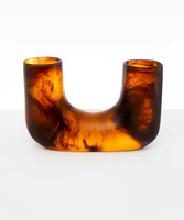 Vase en résine artisanal, décoration de table moderne, porte-fleurs, fabricant