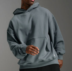 Sweats à capuche et sweats pour femmes épaule tombante hiver automne pull actif chaud polaire à capuche personnalisé faire des sweats à capuche en gros - Product Image 5