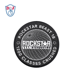 Parche de tela de sarga para hacer bordado personalizado, apliques bordados, parche con logotipo escolar, parche para chaqueta y Club Deportivo - Product Image 3