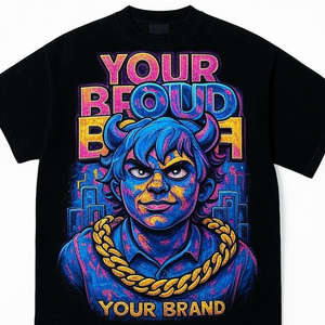 Conjunto de camiseta y pantalones cortos de gran tamaño OEM 220-240GSM Vintage lavado ácido algodón pesado logotipo personalizado DTG DTF serigrafía Unisex sólido - Product Image 1