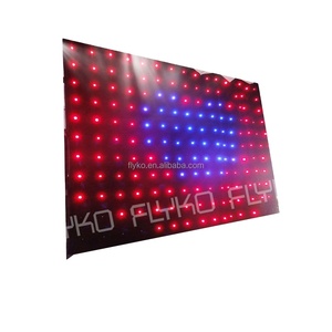 Linh hoạt sân khấu khá <span class=keywords><strong>LED</strong></span> Backdrop vải <span class=keywords><strong>LED</strong></span> Video Sao tường Rèm cho sân khấu Đảng trang trí hiệu ứng <span class=keywords><strong>LED</strong></span> ánh sáng - Product Image 1