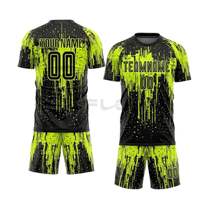 Sublimation 100% Tissu Polyester Maillot de Football Respirant Séchage Rapide Fit Logo Personnalisé Imprimé Kit de Football Américain Vendeur Chaud - Product Image 4