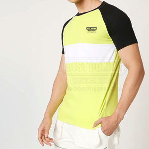 Matériau durable T-shirts confortables pour hommes T-shirts de fitness pour hommes de couleur unie fabriqués au Pakistan - Product Image 2