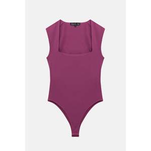 Body de cuello bajo y corte cuadrado - Product Image 6