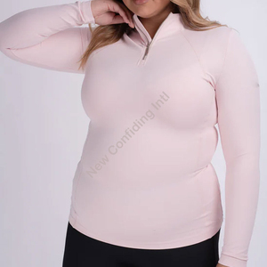 New Professional Quality Ladies <b>Equestrian</b> Lightweight Horse Riding Base Layer Top Trending Soft Fitting Private Label NCI Tops - Product Image 2