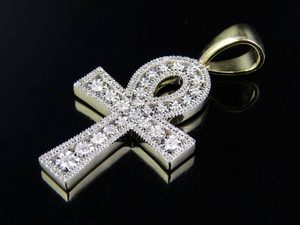 จี้ไม้กางเขนเพชรโมอิส S925เงินประดับฮิปฮอปสำหรับผู้ชายของขวัญวันเกิดปาร์ตี้ - Product Image 2