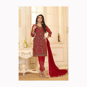 ชุดราตรียาวงานปาร์ตี้จาก lehenga choli สไตล์ปากีสถาน - Product Image 2