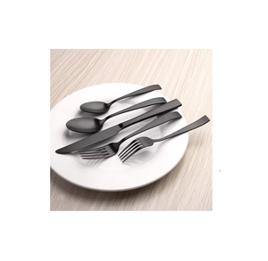 Ensemble de couverts de banquet en acier inoxydable à poignée antique miroir en argent et or pour ensemble d'utilisation de mariage - Product Image 6