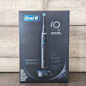 <b>Oral</b>-<b>B</b> IO Series 10 Rechargeable Electric <b>Toothbrush</b> with Pressure Sensor, 4 Brush Heads, Travel <b>Case</b> - Product Image 1