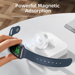 Cargador Inalámbrico Magnético para Reloj de 1200 mAh con Cable <span class=keywords><strong>USB</strong></span>-A a C de 1 m, Carga Rápida para Relojes Serie <span class=keywords><strong>SE</strong></span> 6 7 8 9 10 Ultra 2 - Product Image 1