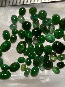 Cabujón de Esmeralda zambiano natural Forma mixta Piedra preciosa-Cojín de pera ovalada Corte de corazón de marquesa - Product Image 4