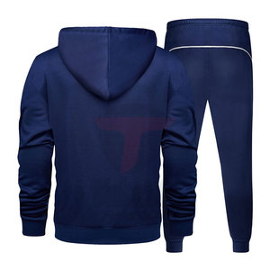 Ensembles de survêtements d'hiver pour hommes de haute qualité du fabricant pakistanais grande taille respirant léger 100% coton motif solide OEM - Product Image 4