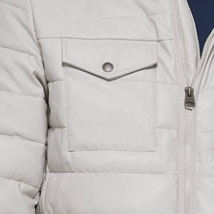 Chaqueta acolchada ligera para hombre, con logotipo personalizado, talla grande, abrigos de burbujas brillantes de plumas de gran tamaño a la moda, lona de invierno - Product Image 2