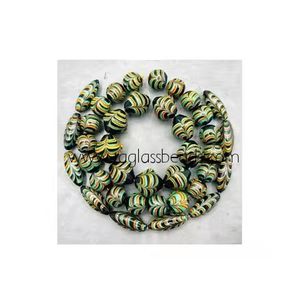 Authentic Millefiori-Style Chevron Trade <b>Glass</b> Beads Custom Made in Assorted Mixed Colors for Jewelry or Beadwork Box Packed - Product Image 3