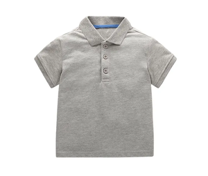 เสื้อโปโลผ้าฝ้ายสำหรับเด็กเสื้อ100% โปโลสำหรับใส่ตีกอล์ฟเสื้อคอตตอนแขนสั้นสำหรับฤดูร้อน - Product Image 2