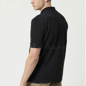 Polo transpirable de algodón y poliéster, camiseta informal de manga corta, camiseta Polo ajustada que absorbe la humedad - Product Image 5