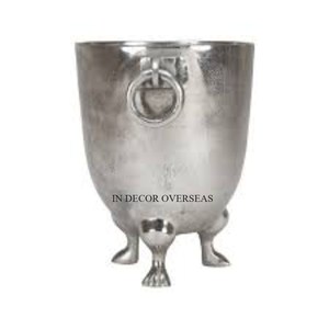 Interior pulido brillante de plata de acero inoxidable de calidad superior con enfriador de botellas de cerveza de vino exterior cubierto de cuero - Product Image 5