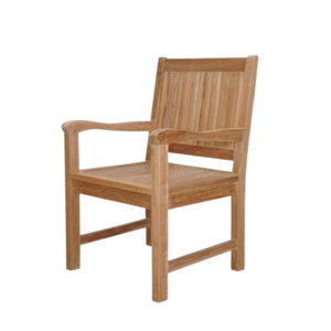 Chaise de jardin en bois de teck massif Chaises modernes et naturelles pour la fabrication de meubles de restaurant d'extérieur en Indonésie - Product Image 3