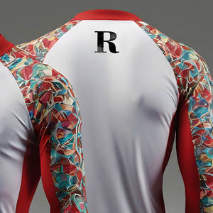 Nouveau Design pour femmes taille adulte coupe ajustée vêtements de Compression chemises de protection contre les éruptions cutanées vêtements personnalisés respirants confortables - Product Image 3